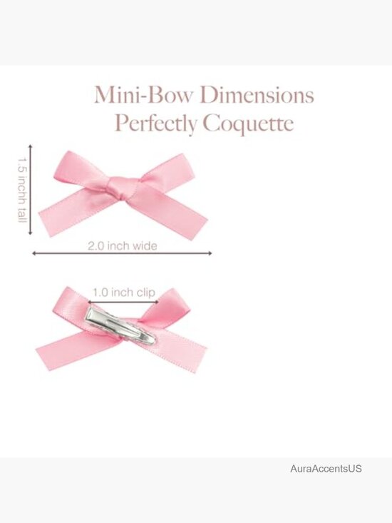 24 PCS Hair Ribbon Bow Clips - Alligator Clips for Secure Hold main image 4